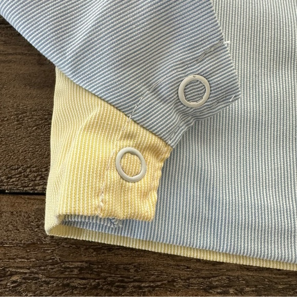 NWT The Beaufort Bonnet Company 0-6 months Cooper Colorblock Romper Jon Jon New - Picture 5 of 5